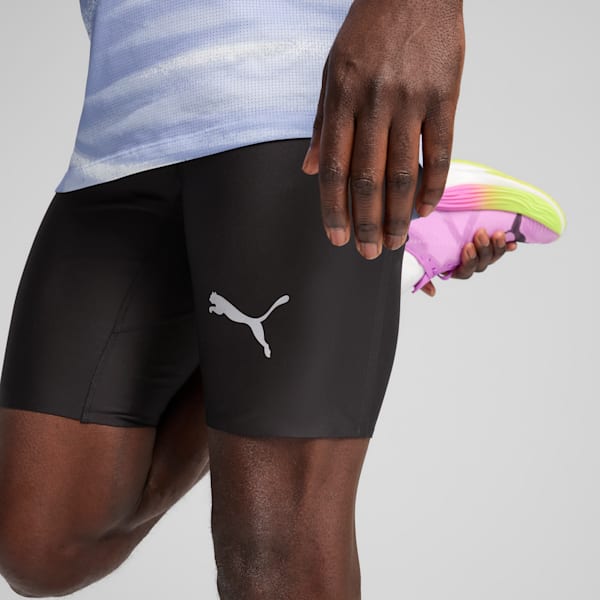 RACEDAY ULTRAFORM Men's 9" Short Running Tights, PUMA Black, extralarge-IND
